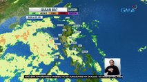 Ilang bahagi ng bansa, magiging maulan bukas | 24 Oras Weekend