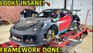 Our Wrecked Porsche 911 Turbo GT2RS Framework Is Finished!!!