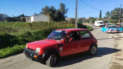 Montfrin : des batpêmes en Renault 5 GR2