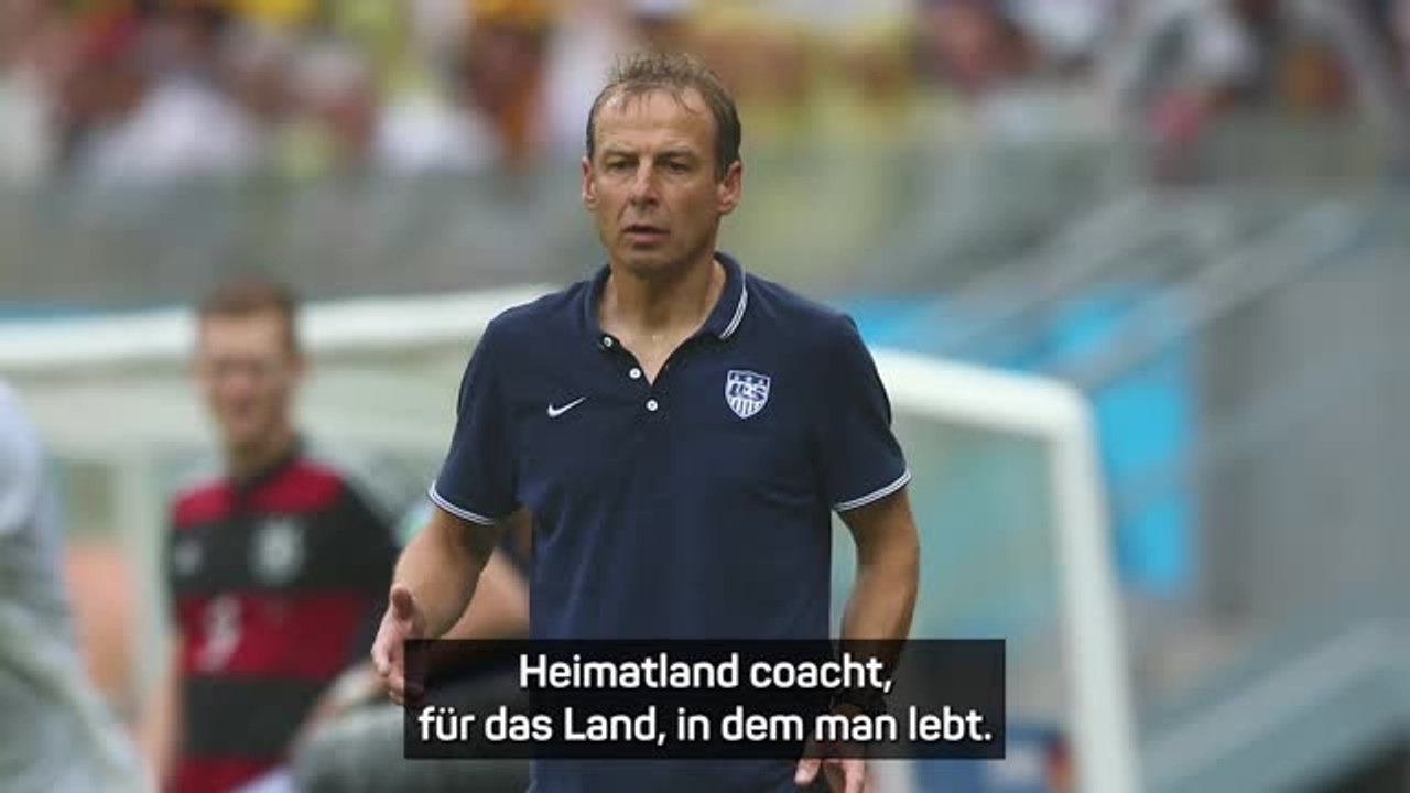 Klinsmann: 2014 gegen Deutschland war "besonders"