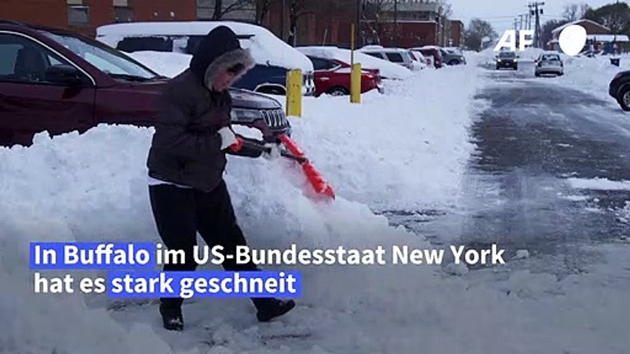 US-Stadt Buffalo versinkt im Schnee
