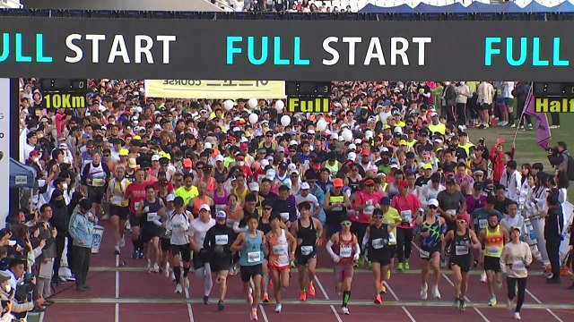 코로나19 극복하고 힘찬 발걸음...3년 만에 열린 손기정 마라톤 대회 / YTN