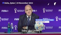 'I feel gay' says Gianni Infantino at opening of Qatar 2022 World Cup