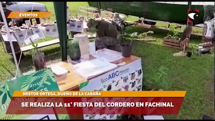 Néstor Ortega, dueño de la cabaña. Alexis Ferrer, colaborador.