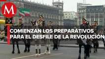 Preparativos para el desfile del 112 aniversario de la Revolución Mexicana