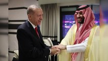 Cumhurbaşkanı Erdoğan, 2022 FIFA Dünya Kupası'nın açılışı dolayısıyla liderlere verilen resepsiyona katıldı