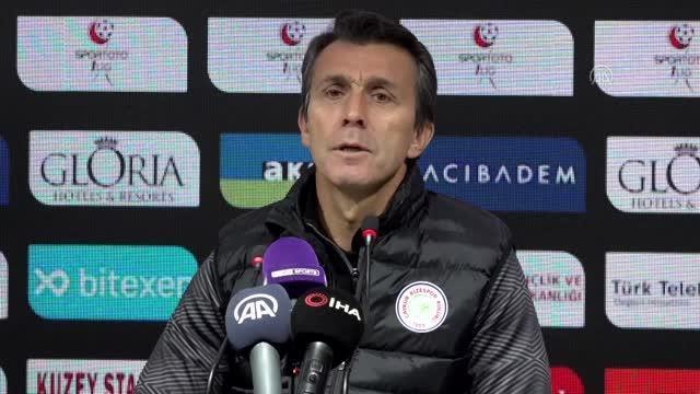 Çaykur Rizespor-Dyorex Boluspor maçının ardından