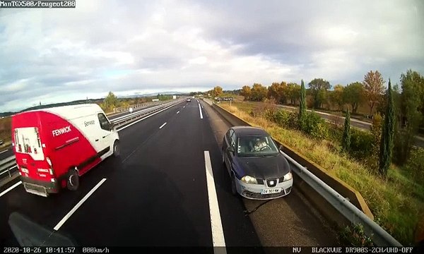 Quand tu croises une voiture à contre-sens sur la nationale 106