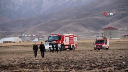 Binlerce kuş türünün yaşadığı Nehil Sazlığı'nda yangın