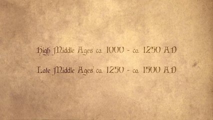 The middle ages' urban lifestyle.