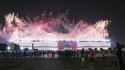 Fireworks at opening of the World Cup in Doha｜Qatar 2022
