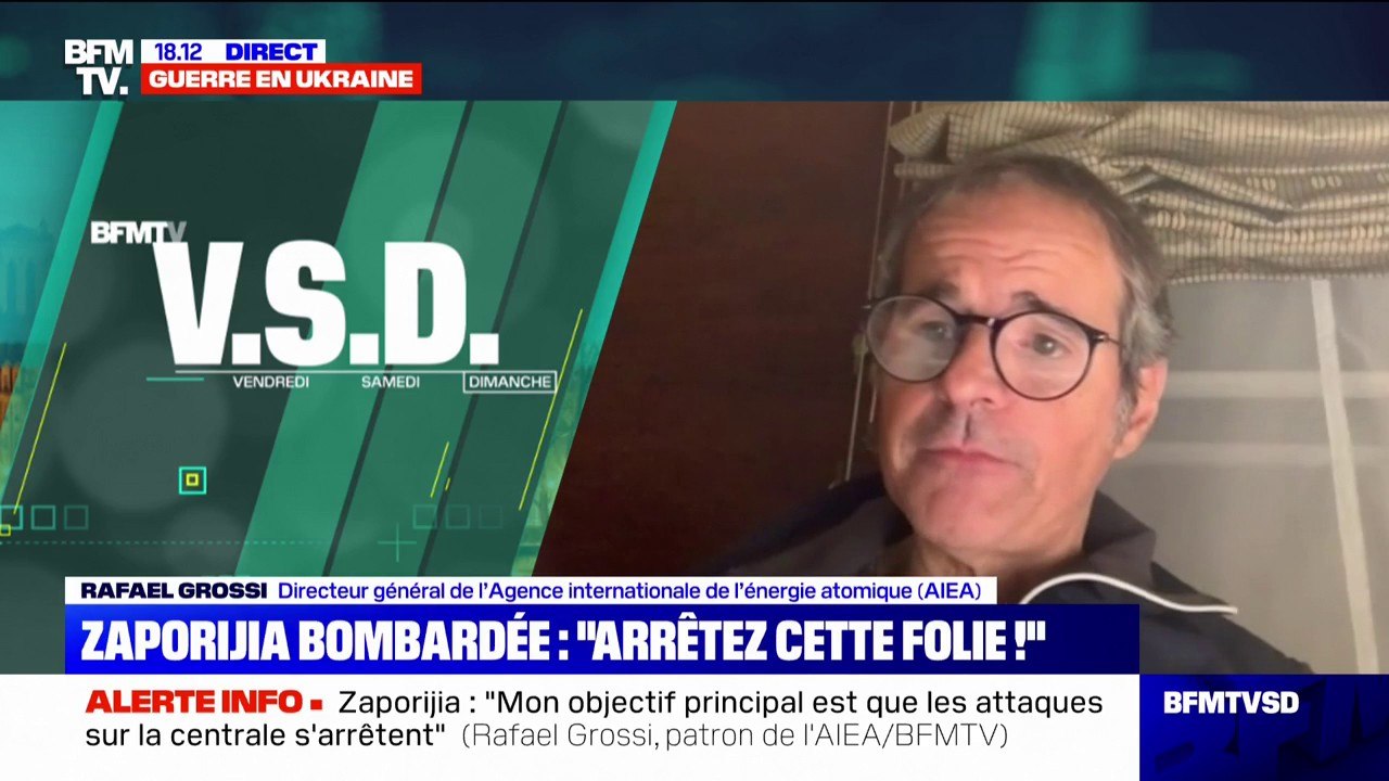 Zaporijjia: Rafael Grossi, directeur général de l'AIEA, "salue l'engagement actif" d'Emmanuel Macron dans la médiation pour la sécurisation du site