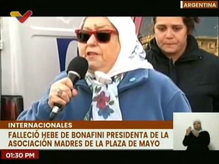 Internacional | Falleció Hebe de Bonafini, fundadora y líder de las Madres de Plaza de Mayo