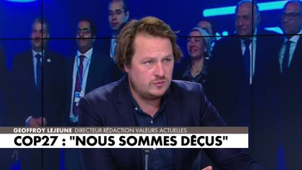 Geoffroy Lejeune : «C’est une bonne nouvelle que les COP se ridiculisent elles-mêmes»