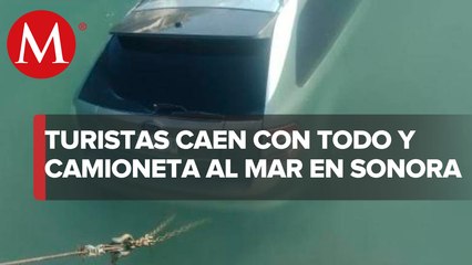 Turistas caen al mar en San Carlos, Sonora
