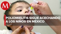 Más de 740 mil niños desprotegidos contra poliomielitis en México: OPS