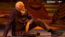 Morgan Freeman performs at World Cup 2022 opening ceremony in Qatar