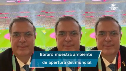 Marcelo Ebrard desde Qatar 2022: “Pensando en la ceremonia de México 2026”
