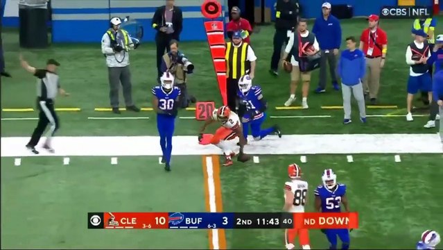 Buffalo Bills vs. Cleveland Browns Full Highlights 2nd QTR _ NFL Week 11_ 2022