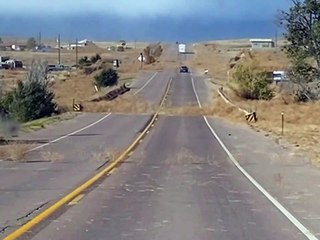 Trying to Drive Through Tumbleweed Covered Roads