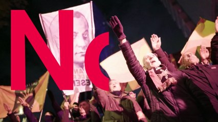 Watch: Spanish far-right group hold demonstration in Madrid