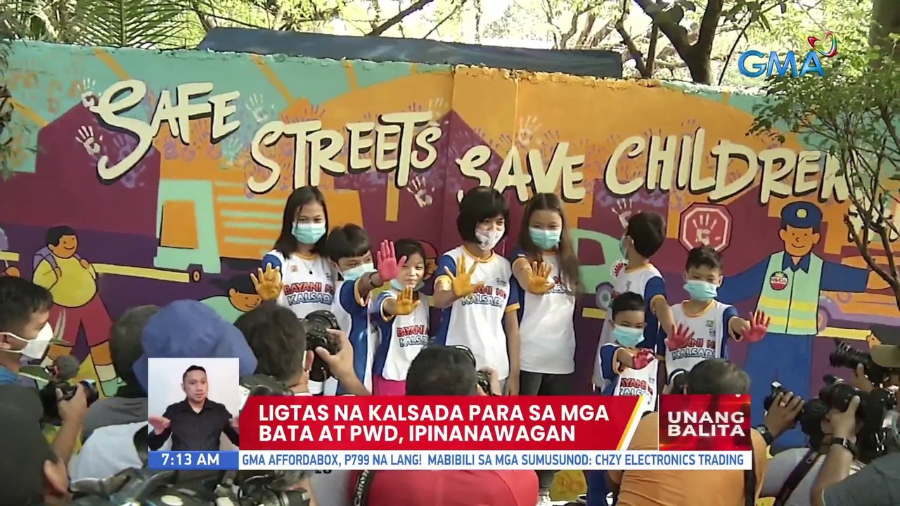 Ligtas na kalsada para sa mga bata at PWD, ipinanawagan | UB