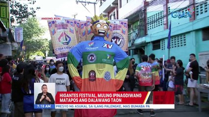 Higantes Festival, muling ipinagdiwang matapos ang dalawang taon | UB