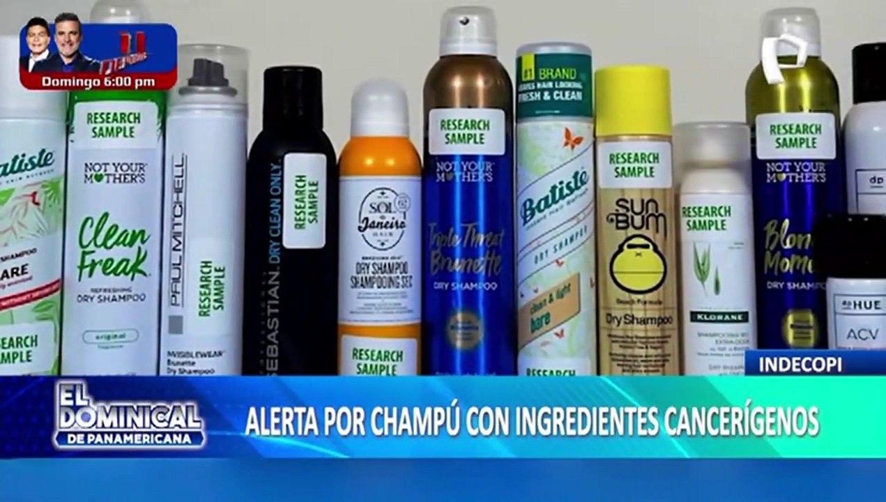 Indecopi alerta por champú con ingredientes cancerígenos