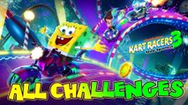 Nickelodeon Kart Racers 3 Slime Speedway All Challenges & Bosses (PS4, PS5)