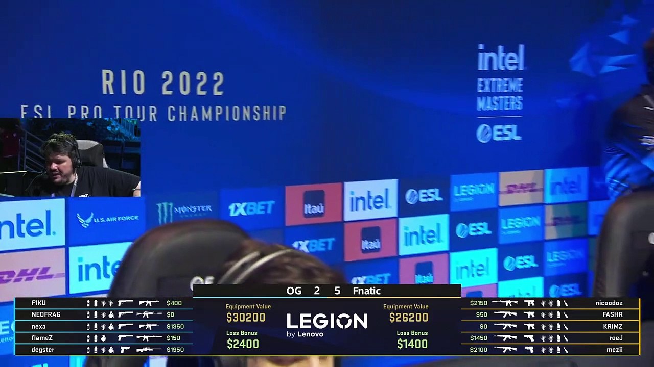 FNATIC VS OG - MIRAGE (MD1) (PTBR) - IEM RIO MAJOR 2022 - CHALLENGERS STAGE