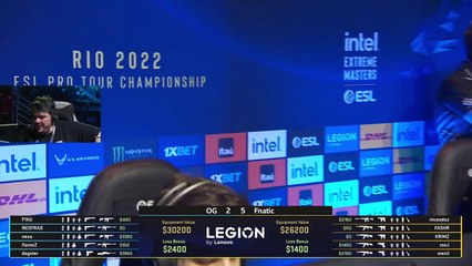 FNATIC VS OG - MIRAGE (MD1) (PTBR) - IEM RIO MAJOR 2022 - CHALLENGERS STAGE