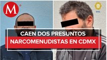 Detienen a dos presuntos narcomenudistas de La Unión Tepito en alcaldía Benito Juárez