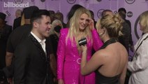 Meghan Trainor Talks Friendship With Chris Olsen & Reveals Why She Had to Reshoot “Made You Look” Music Video | AMAs 2022