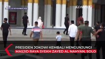 Momen Jokowi Ajak Jan Ethes Salat di Masjid Raya Sheikh Zayed Solo