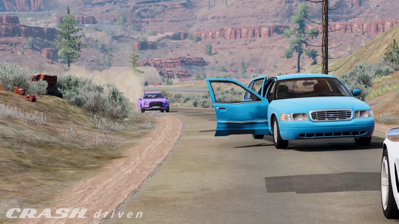 Out Of Control Rollover Crashes - BeamNG Drive Crashes Car Games