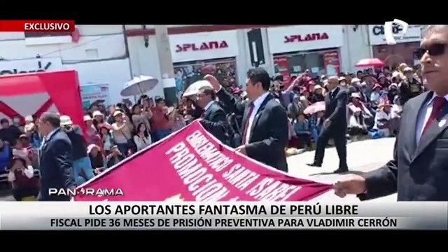 ¡Exclusivo! Los aportantes fantasmas de Perú Libre: piden 36 meses de prisión para Cerrón