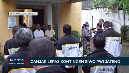 Ganjar Lepas Kontingen Siwo PWI Jateng