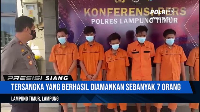 Polres Lampung Timur Berhasil Ungkap 3 Kasus Curas, 1 Kasus Curanmor Dan 1 Kasus Pemerasan