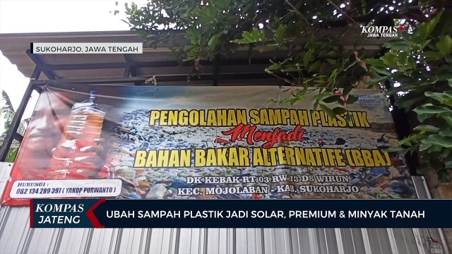 Ubah Sampah Plastik Jadi Solar, Premium dan Minyak Tanah
