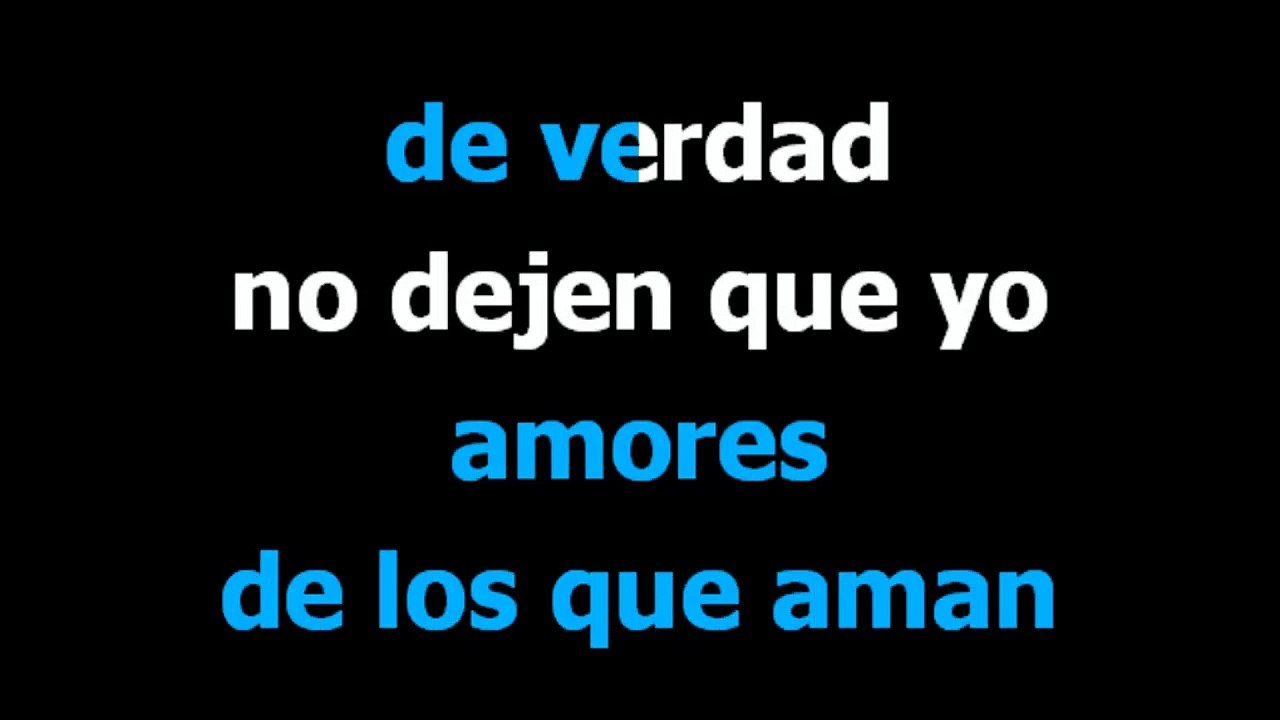 Agarrense de las manos  - Jose Luis Rodriguez  - Karaoke  - Letra