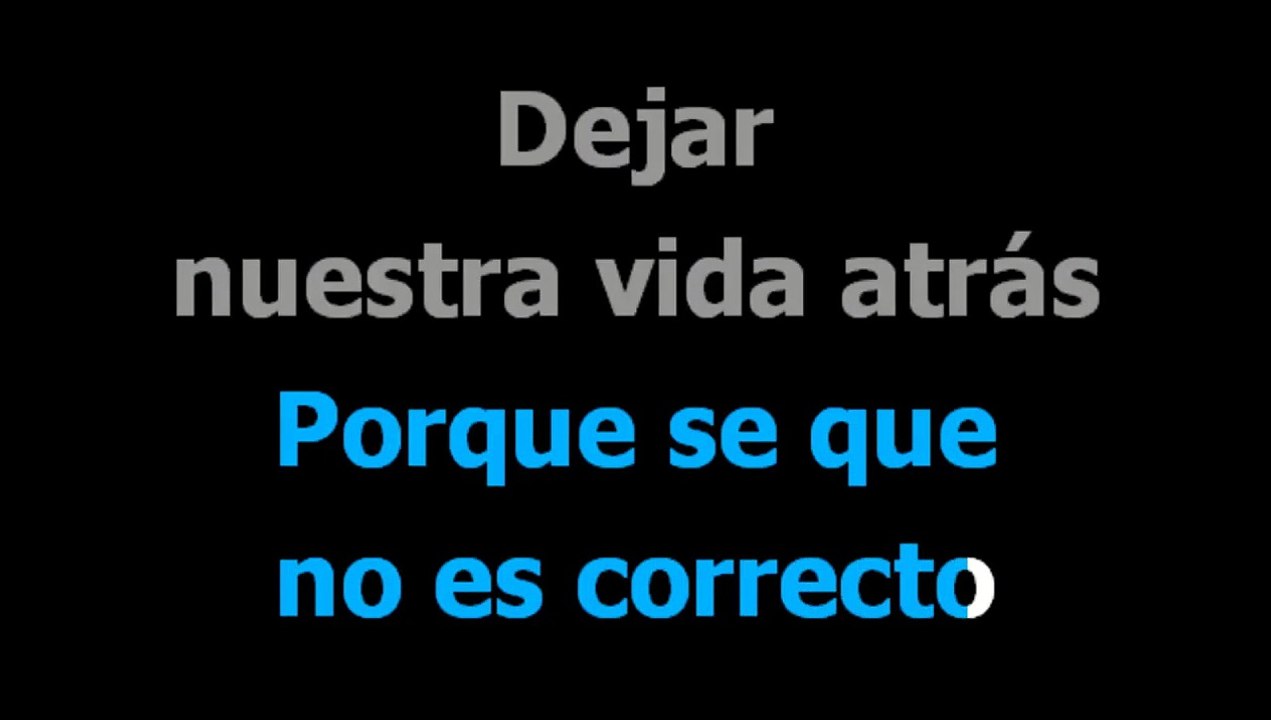 Ahora que te vas -  La Quita Estacion -  Karaoke  - Letra