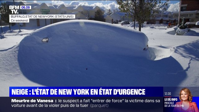États-Unis: 2 mètres de neige tombés en 24h dans l'État de New York