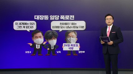 [더정치] 남욱 "1호는 이재명 시장실 몫"..."李, 결단해야" vs 李 "검찰 독재" / YTN