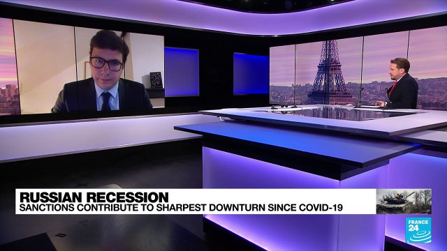 Ukraine war takes toll on Russian economy as sanctions 'cut off Russian financial system from' West