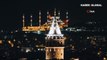 İstanbul'da eşine az rastlanır ay manzarası: Çamlıca Cami, Galata Kulesi ve hilal aynı karede buluştu