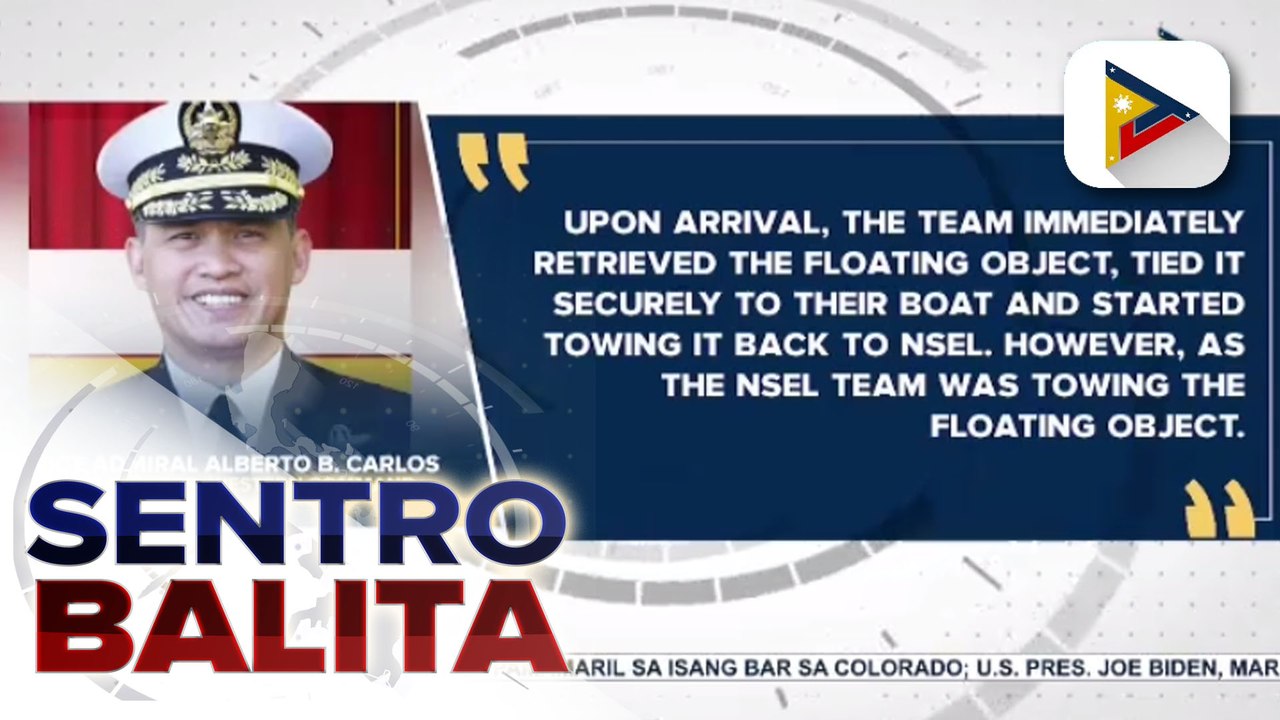 ’Unidentified floating object,' nakita ng mga tauhan ng naval station Emilio Liwanag sa bahagi ng Pag-asa Island; Chinese coast guard, sapilitan umanong kinuha ang naturang bagay