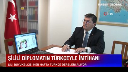 Şilili diplomatın Türkçe ile imtihanı