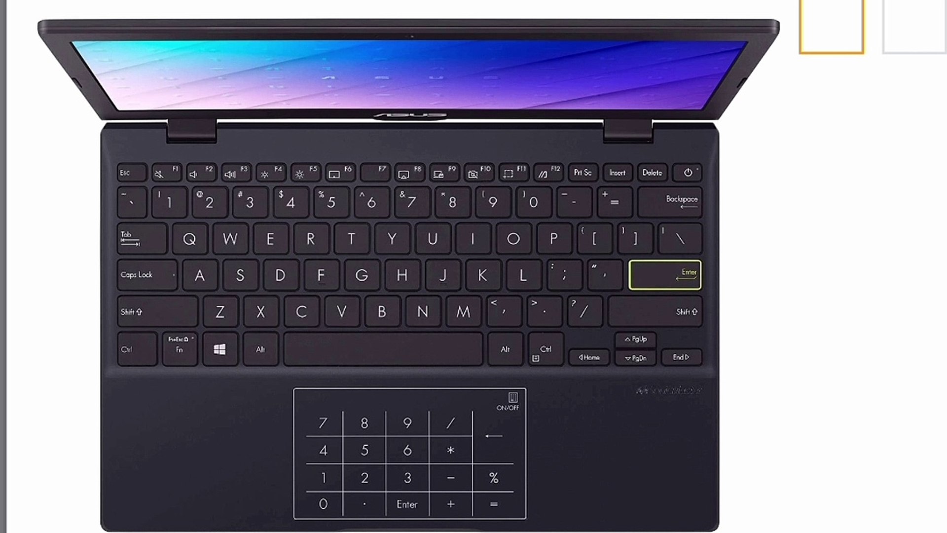 ⁣ASUS Laptop  ultra thin, Intel Celeron N4020 Processor, 4GB RAM, 64GB eMMC storage, Windows 10