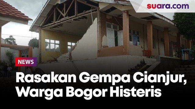 Rasakan Gempa Cianjur, Warga Bogor Panik hingga Menangis