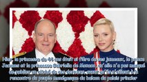 Charlene de Monaco envoûtante en robe bleu nuit  assortie à la princesse Caroline, qui ose la trans